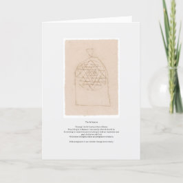 Die Sri-Yantra-Karte Karte