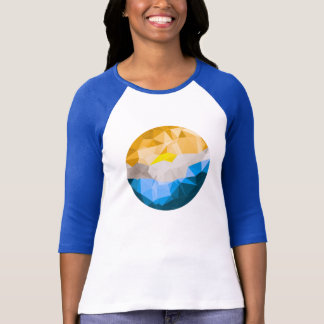 Die SS-Baseball-T-Shirt der Frauen 3/4 T-Shirt