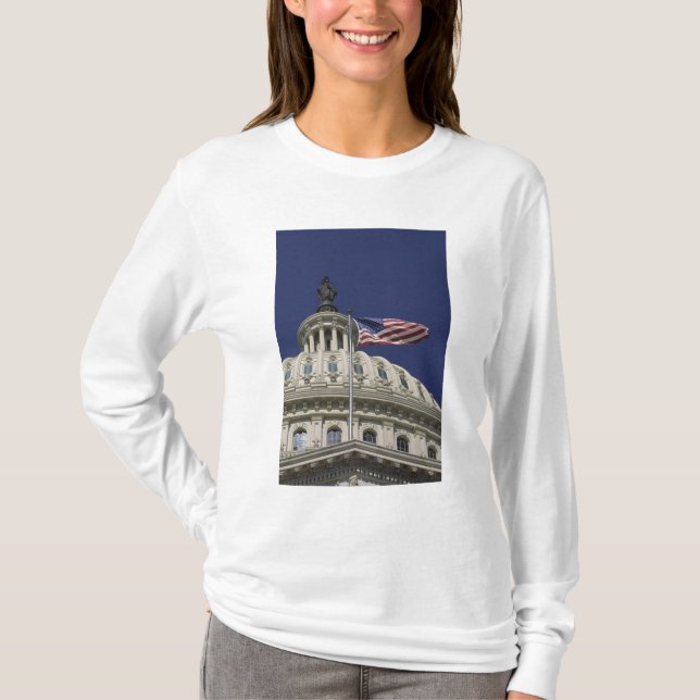 Die Staat-Hauptstadt, Washington, DC T-Shirt (Vorderseite)