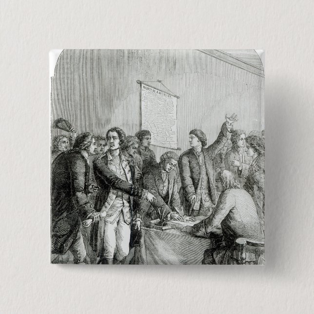 Die Staat-Unabhängigkeitserklärung Button (Vorderseite)