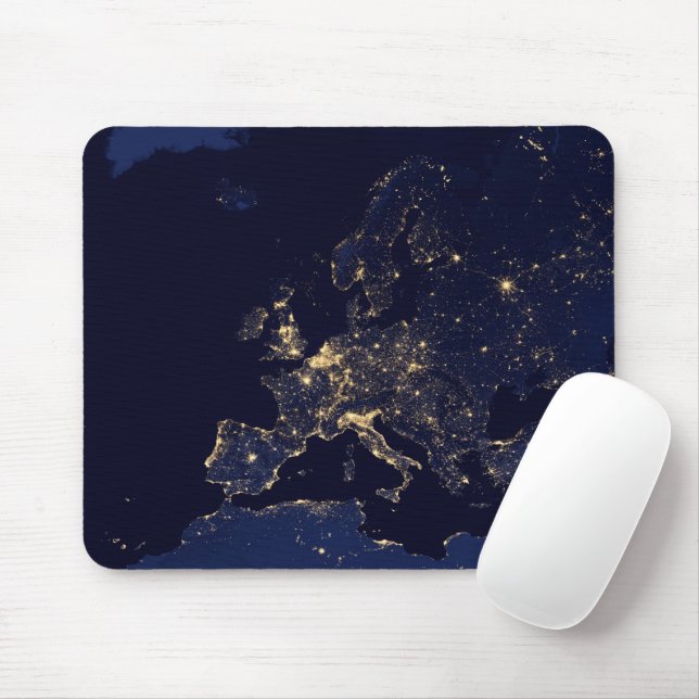 Die Stadt blickt in mehreren europäischen und nord Mousepad (Mit Mouse)