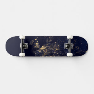 Die Stadt blickt in mehreren europäischen und nord Skateboard