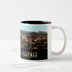 Die Stadt Denver 1898 Zweifarbige Tasse