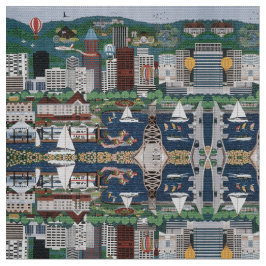 Die Stadt der Rose ~ Portland Stoff