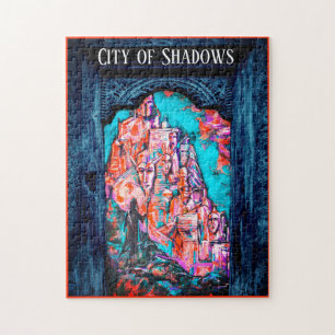 Die Stadt der Schatten-Fantasie nähert sich Puzzle
