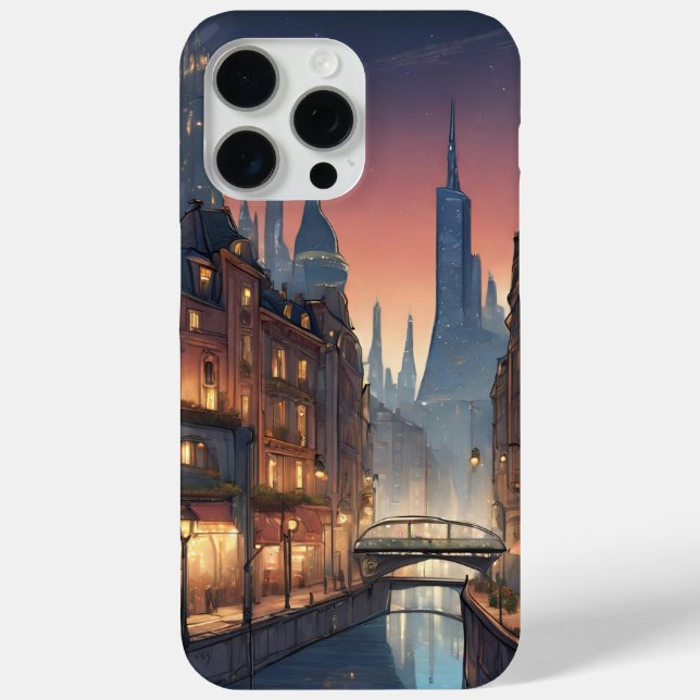 die Stadt der Träume Case-Mate iPhone Hülle (Rückseite)