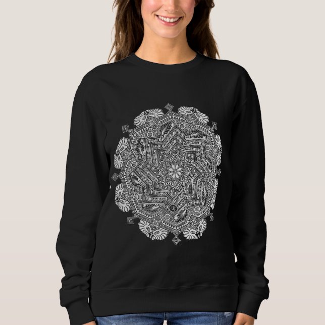 "Die Stadt der Träume" (invertiert) Sweatshirt (Vorderseite)