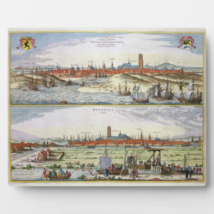 Die Stadt Dünkirchen während des spanischen Beruf, Fotoplatte