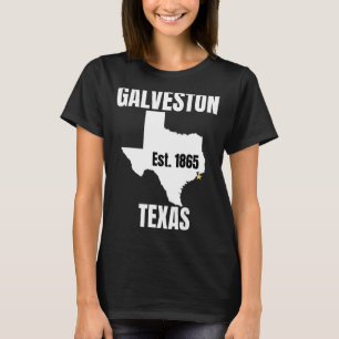 Die Stadt Galveston Texas Bekleidung für Männer Fr T-Shirt