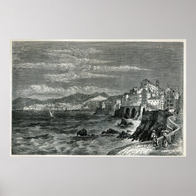 Die Stadt Genua Poster (Vorne)