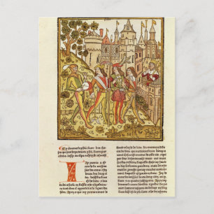 Die Stadt Gottes und die Stadt dieses Jahrhunderts Postkarte