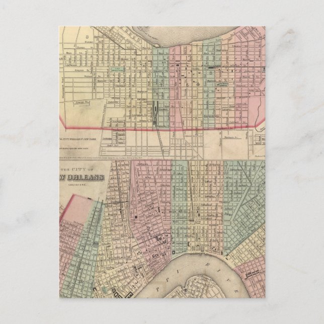 Die Stadt Louisville, Kentucky Postkarte (Vorderseite)