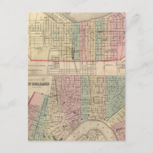 Die Stadt Louisville, Kentucky Postkarte