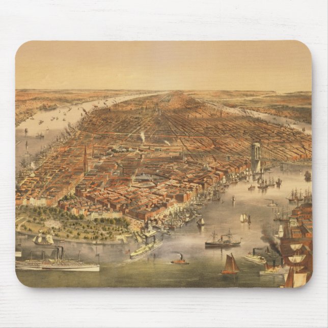 Die Stadt New York, 18 Mousepad (Vorne)