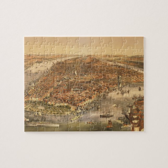 Die Stadt New York, 18 Puzzle (Horizontal)