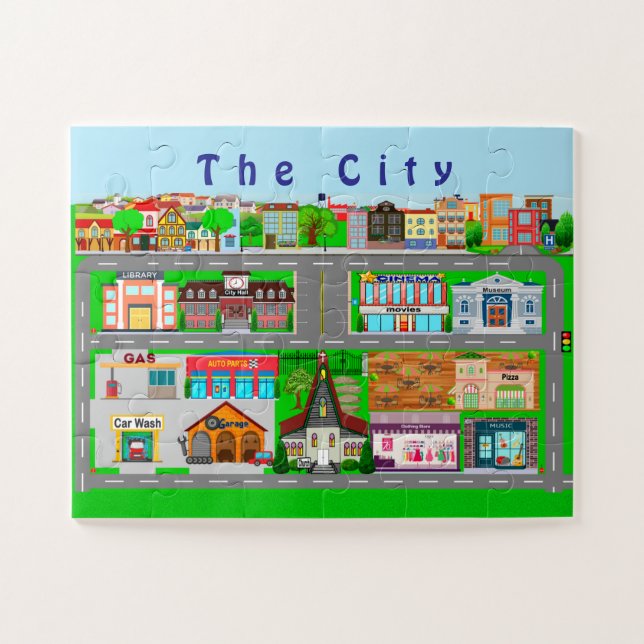 Die Stadt  Puzzle (Horizontal)