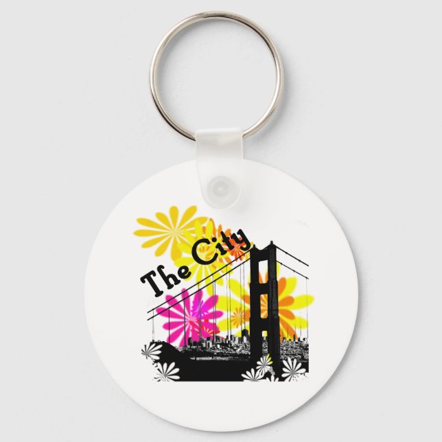 Die Stadt San Francisco Schlüsselanhänger (Vorderseite)