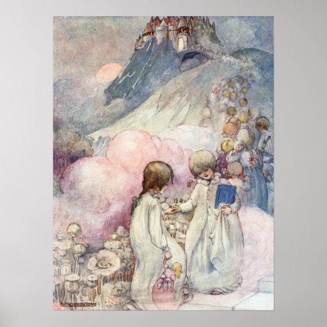 Die Stadt Sleep von Anne Anderson Poster (Vorne)