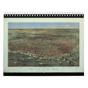 Die Stadt St. Louis Missouri aus dem Jahr 1874 Kalender