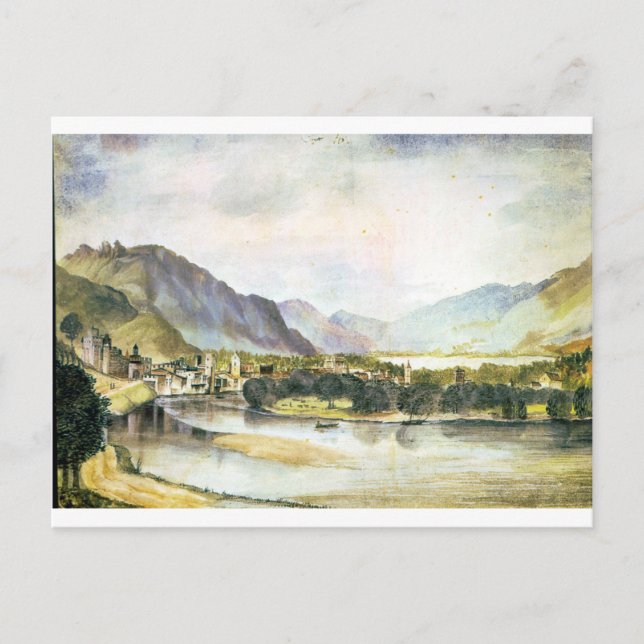 Die Stadt Trento von Albrecht Durer Postkarte (Vorderseite)