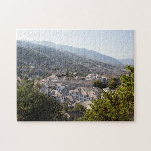 Die Stadt von Gjirokaster, Albanien Puzzle