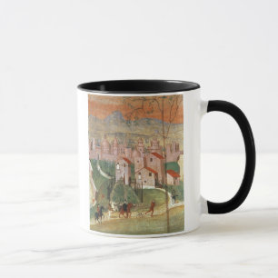 Die Stadt von Prato (Fresko) Tasse
