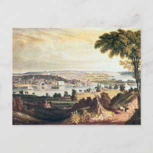Die Stadt Washington von außerhalb der Marine Postkarte