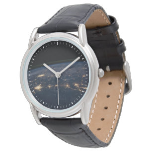 Die Stadtbeleuchtung der südlichen Staaten. Armbanduhr