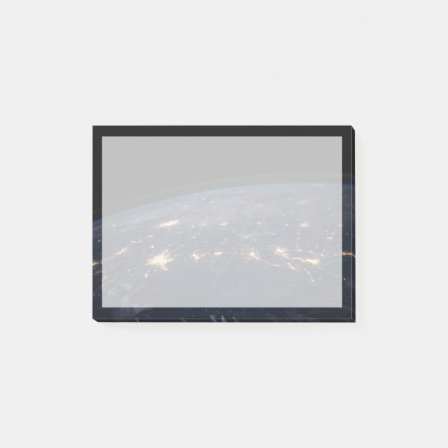 Die Stadtbeleuchtung der südlichen Staaten. Post-it Klebezettel (Vorderseite)