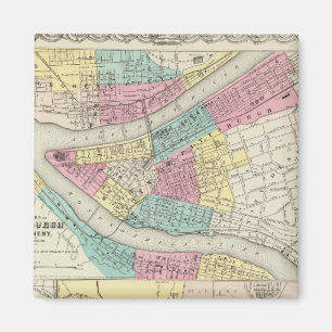 Die Städte Pittsburgh Allegheny Cincinnati Magnet