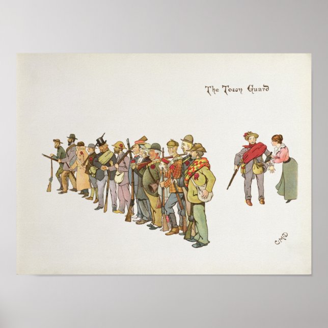 Die Stadtgarde vom Leaguer von Ladysmith Poster (Vorne)