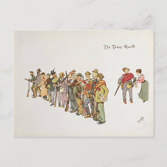 Die Stadtgarde vom Leaguer von Ladysmith Postkarte (Vorderseite)