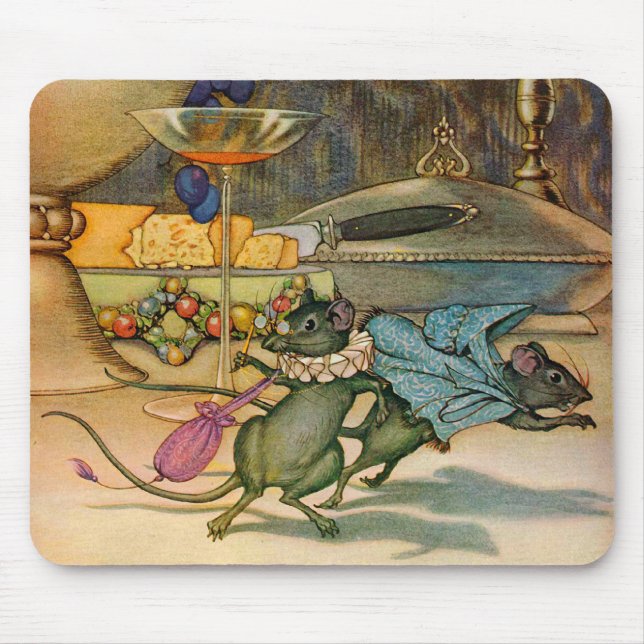 Die Stadtmaus und die Landesmäuse Mousepad (Vorne)