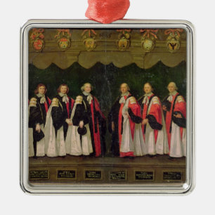Die Stadträte von 1644-45 Silbernes Ornament