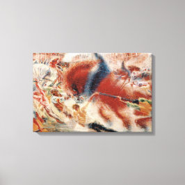 Die Stadtrundgänge (von Umberto Boccioni) Leinwanddruck