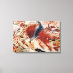 Die Stadtrundgänge (von Umberto Boccioni) Leinwanddruck