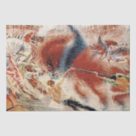 Die Stadtrundgänge (von Umberto Boccioni) Seidenpapier