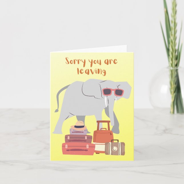 Die Stämme sind gepackt und bereit zu gehen! Karte (Vorderseite)