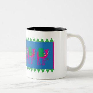 Die Stammes- kulturelle Kamel-Tasse Zweifarbige Tasse