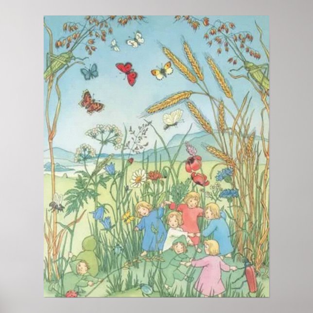 Die Stammkinder Sibylle von Olfers Poster (Vorne)