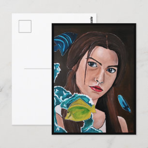 Die Star Crossed Lover Malerei von Alfred Fox Postkarte