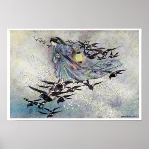 Die Star Lovers von Warwick Goble Poster