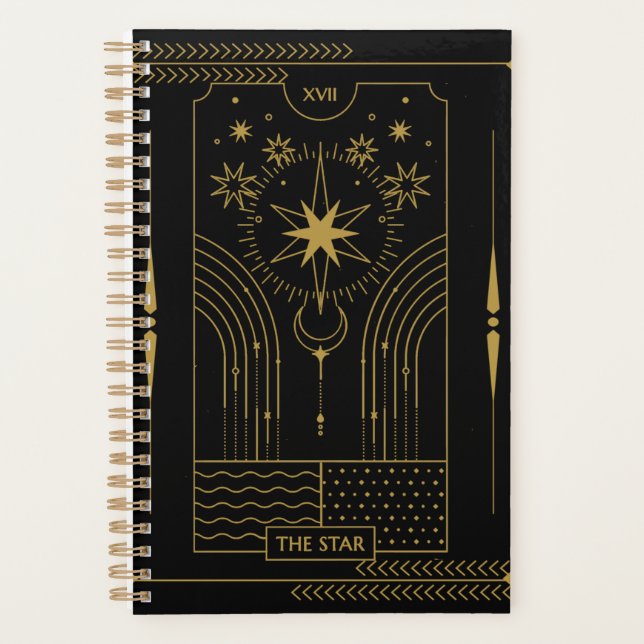 Die Star Tarot Card Art, Celestie Planer (Vorderseite)