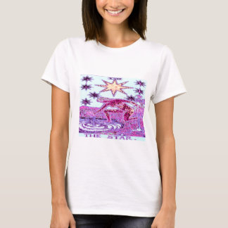Die Star-Tarot-Card Frauenmode T-Shirt