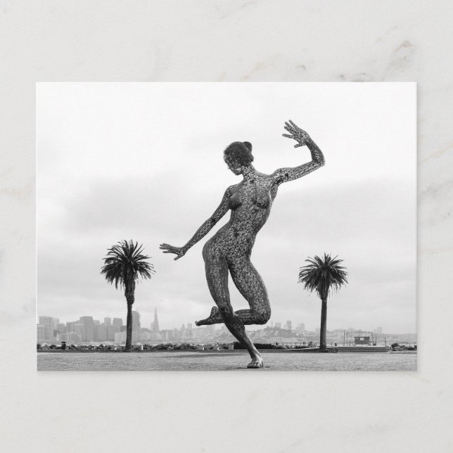 Die Stärke einer Frau Postkarte (Vorderseite)