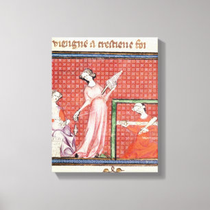 Die starke Frau der Schriften Leinwanddruck