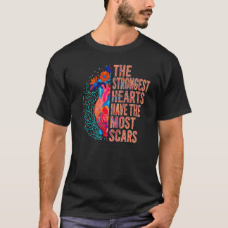 Die stärksten Herzen haben Narben offene Herz-Oper T-Shirt