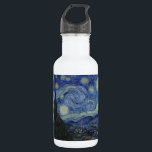 Die Starry Night 1889 Vincent van Gogh Edelstahlflasche<br><div class="desc">Die Starry Night 1889 Vincent van Gogh</div>