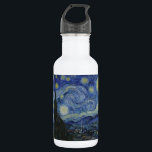 Die Starry Night 1889 Vincent van Gogh Edelstahlflasche<br><div class="desc">Die Starry Night 1889 Vincent van Gogh</div>