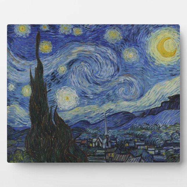 Die Starry Night Plaque Fotoplatte (Vorderseite)